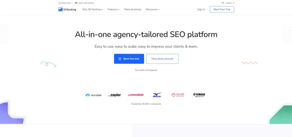 SE Ranking - Your 360° SEO Platform