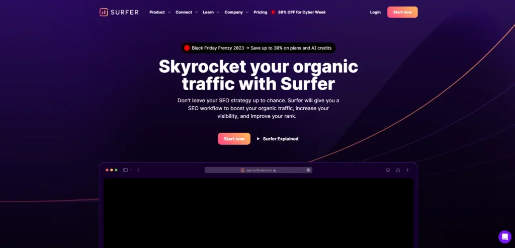 Surfer SEO - Data-driven On-page SEO Tool