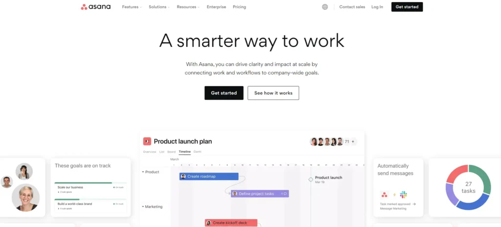 Asana - Customized Task Management and Tracking
