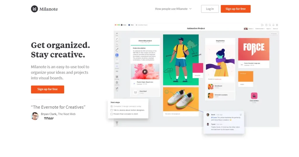 Milanote - Visual Planning for Creatives